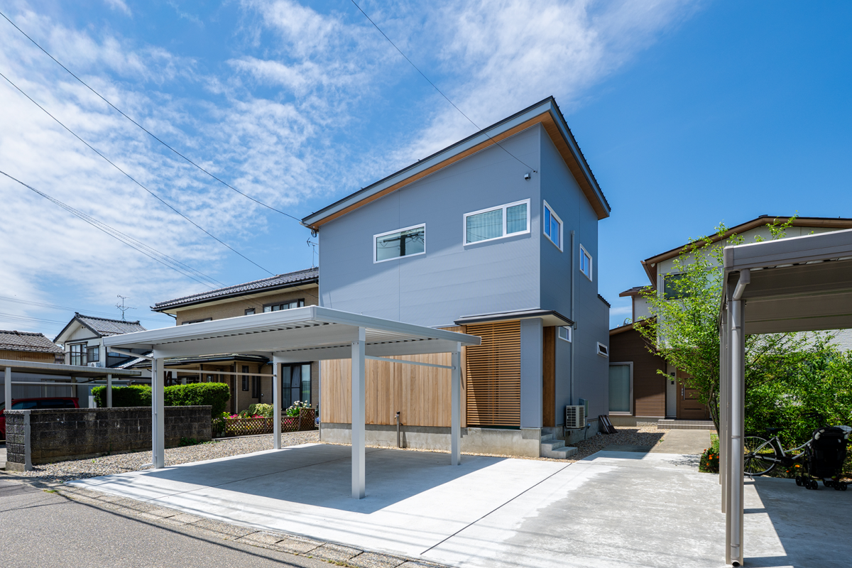 ペットたちと心地よく暮らす回遊性のある家