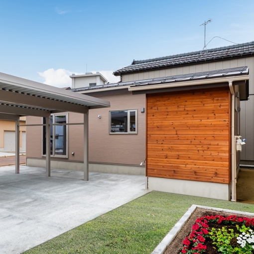 開放的な空間を見渡せる安心を繋ぐ15坪の平屋
